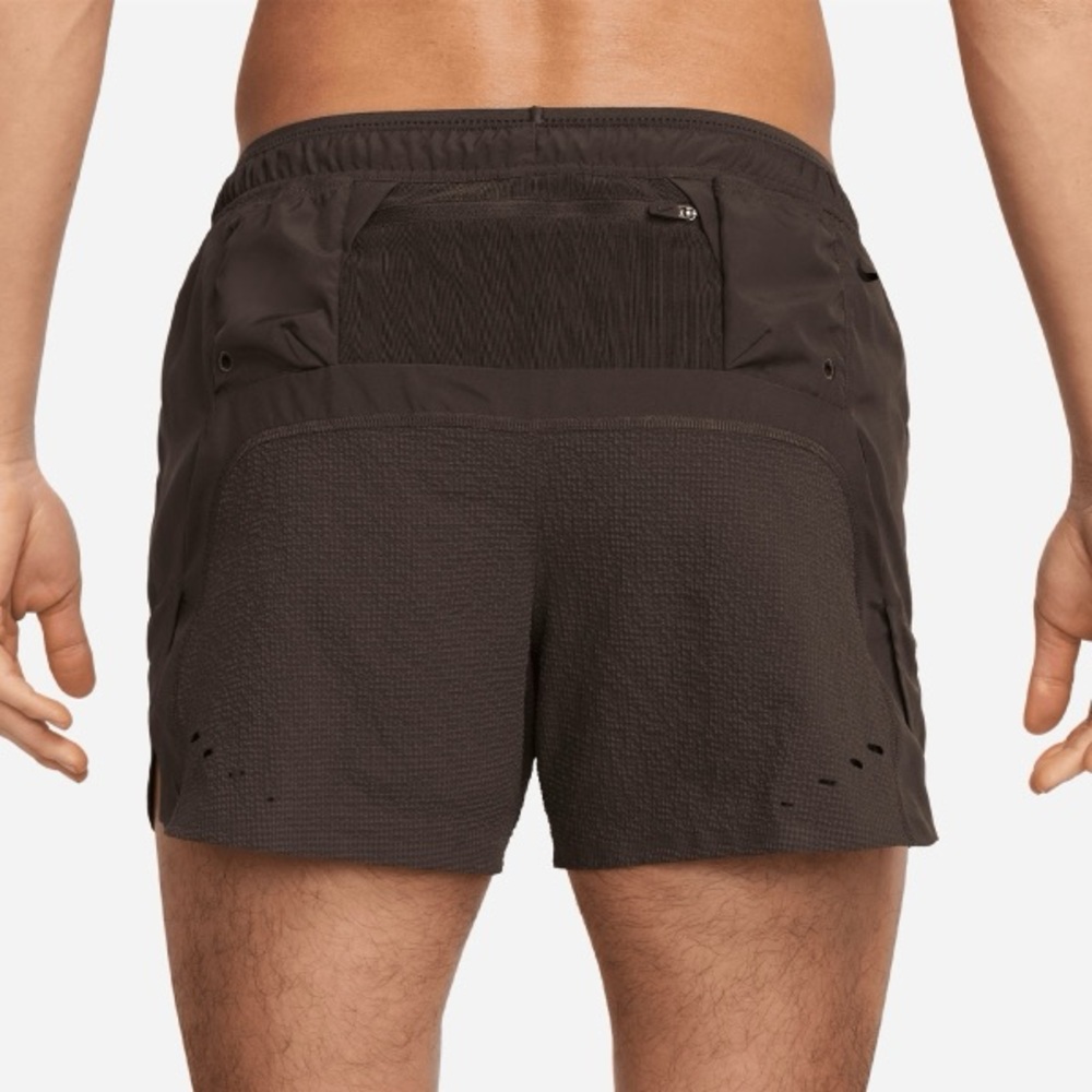 Nike Dri-Fit ADV Run 5" Brief Lined Running Shorts Brown Mens Size M HV2008-237 - Picture 5 of 6